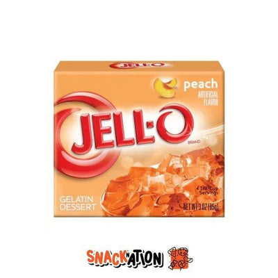 JELL-O PEACH - Preparato per gelatina alla pesca 85 gr - Snackation