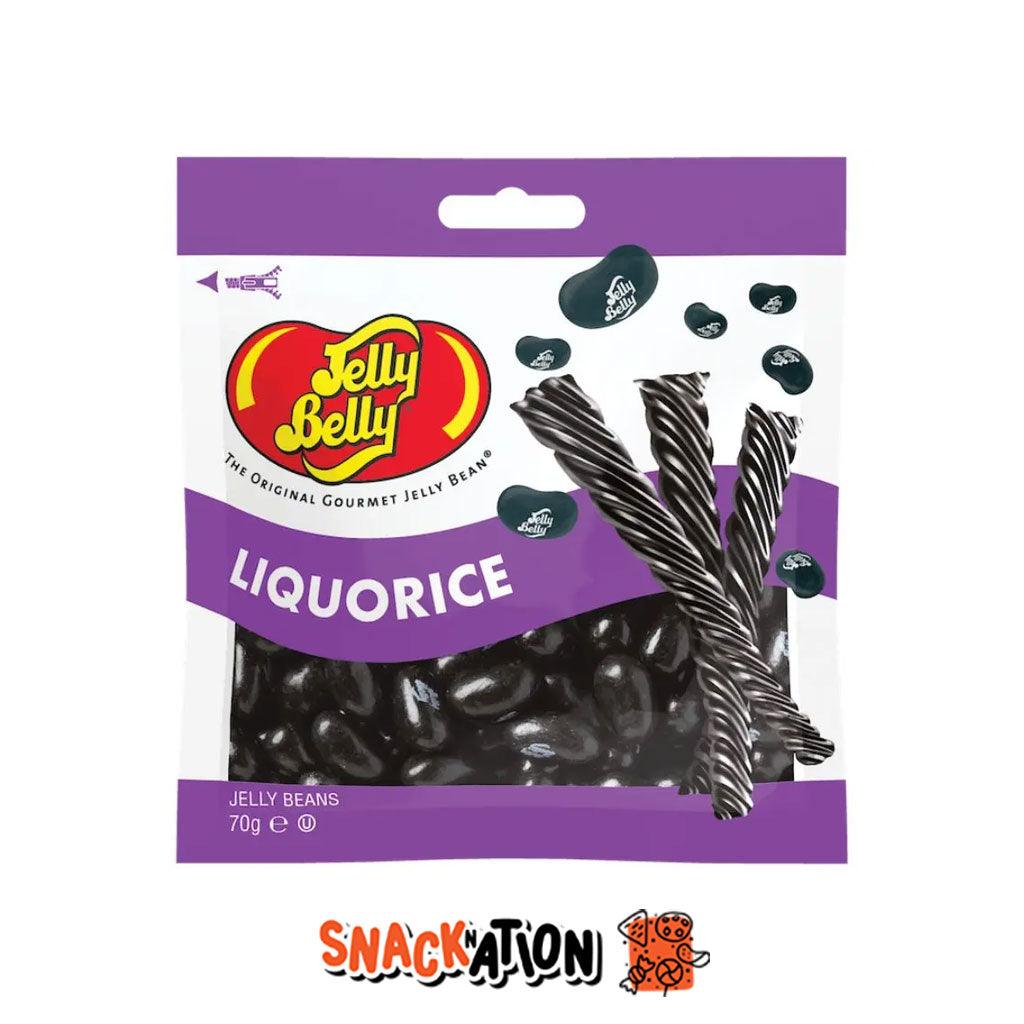 JELLY BELLY Liquorice - Caramelle al gusto di Liquirizia 70 gr - Snackation