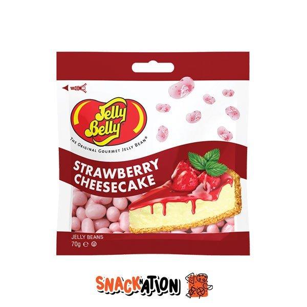 JELLY BELLY Strawberry Cheesecake - caramelle al gusto di Cheesecake alle fragole 70 gr - Snackation
