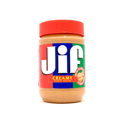 JIF Creamy Peanut Butter - Burro d'arachidi cremoso 454 gr - Snackation