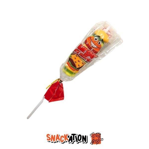 JOHNY BEE Burger Lollipop - Spiedino con 3 mini Burger 22 gr - Snackation