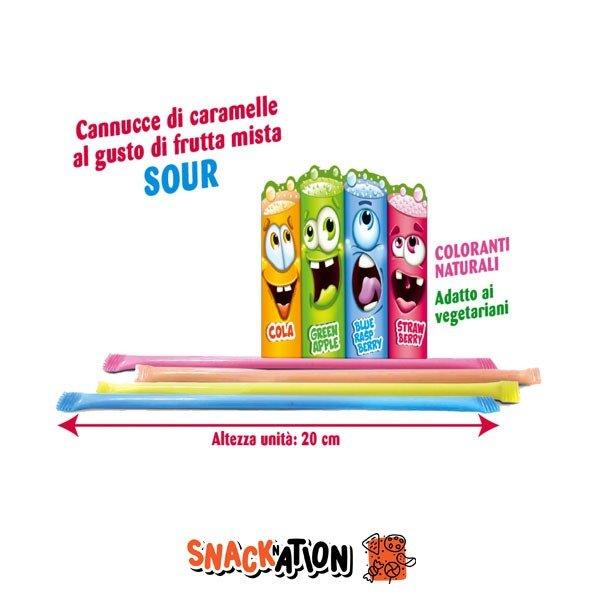 Sour Fruits Straws Johny Bee