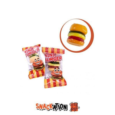 JOHNY BEE MINI BURGER - Caramella gommosa a forma di hamburger 10 gr - Snackation