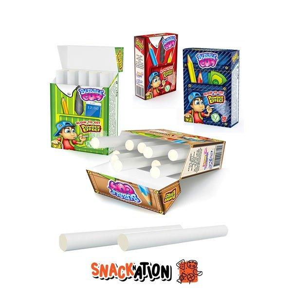 JOHNY BEE Powder Bubble Gum Bastoncino - Bubble Gum 35 gr - Snackation