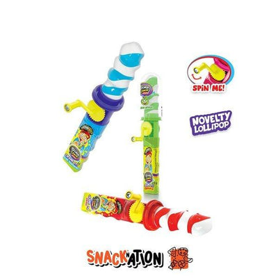 JOHNY BEE Spiner Candy Lollipop - Lecca lecca con meccanismo che gira 23 gr - Snackation