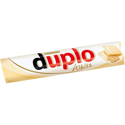 Kinder Duplo White - Wafer con Crema al Latte e Cioccolato Bianco 22 gr - Snackation