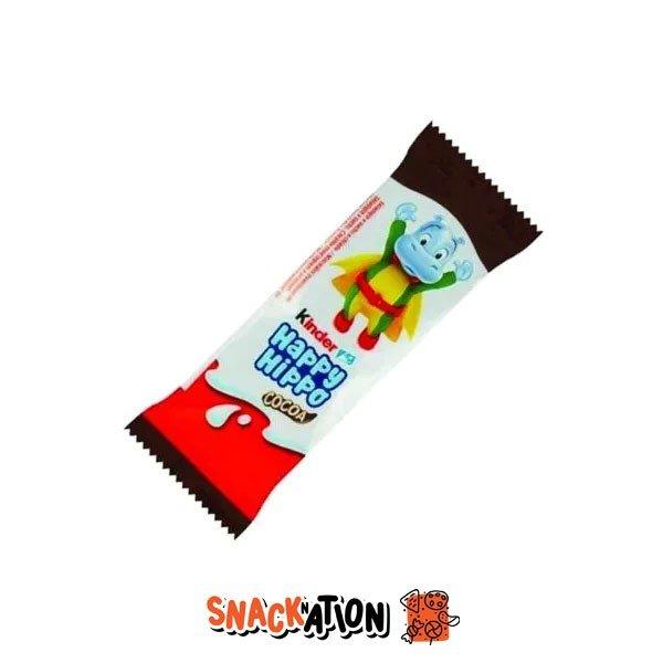 Kinder Happy Hippo Kakao - Barretta ripiena di crema al cacao 20,7 gr - Snackation