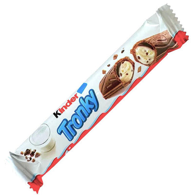 KINDER Tronky - Wafer al cioccolato ripieno di crema al latte e biscotti 18 gr - Snackation