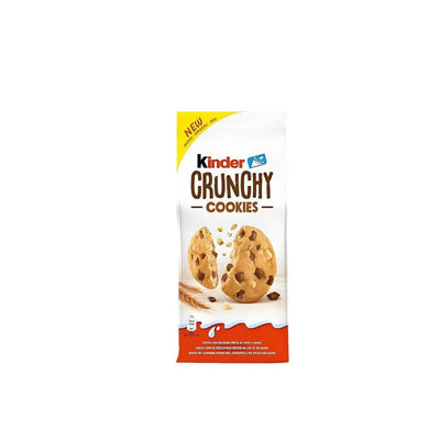 KINDER Crunchy Cookies - Biscotti con Gocce di Cioccolato Kinder 136 gr
