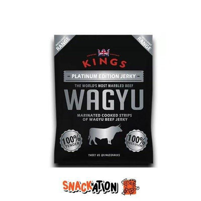 KINGS Wagyu Platinum Edition Jerky - carne di manzo Wagyu essiccata 25 gr - Snackation