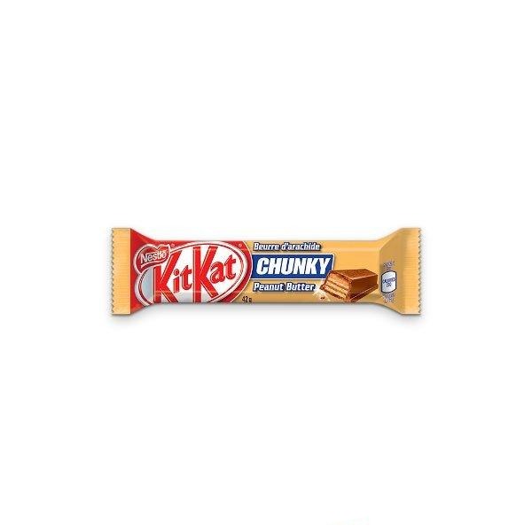 KITKAT Chunky Peanut Butter - Barretta di cioccolato, wafer e burro d'arachidi 42 gr - Snackation