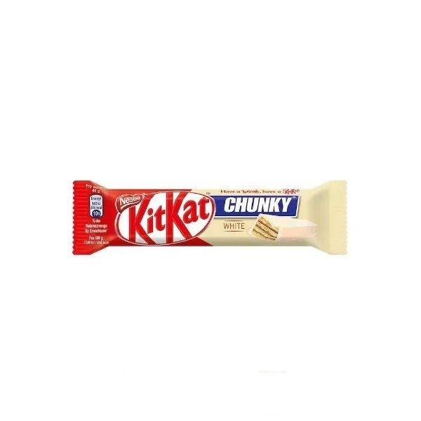 KITKAT Chunky White - Barretta di cioccolato bianco e wafer 42 gr - Snackation