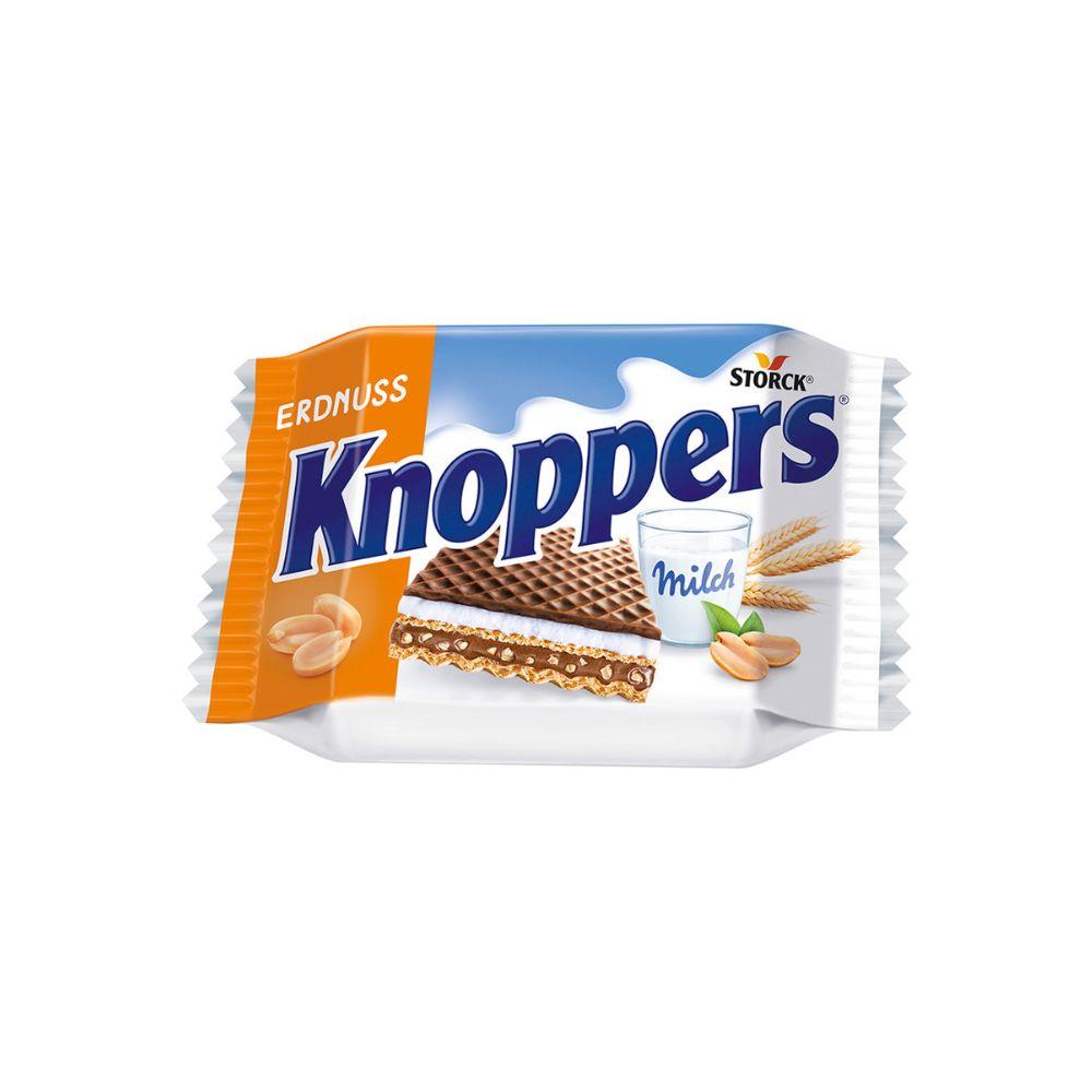 KNOPPERS Erdnuss - Barretta di Wafer con Arachidi e Cioccolato 25 gr - Snackation