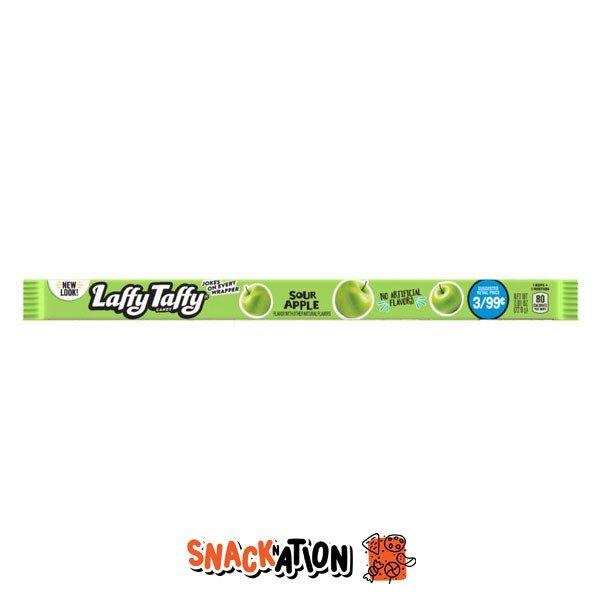 LAFFY TAFFY Rope Sour Apple - Caramelle al gusto Mela verde 22,9 gr - Snackation