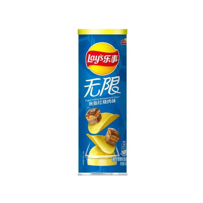 LAY'S Stax Braised Pork Flavor Japan - Patatine gusto di Maiale Brasato 90 gr - Snackation