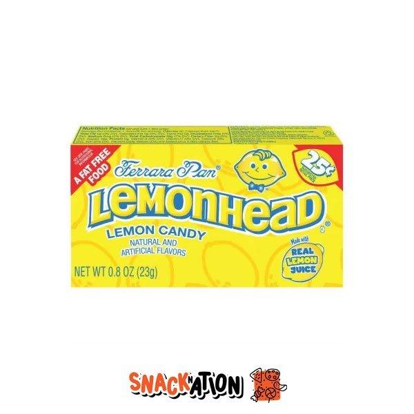 LEMONHEAD - Caramelline al gusto limone 23 gr - Snackation