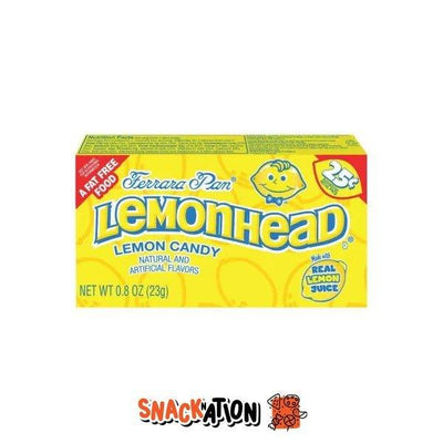 LEMONHEAD - Caramelline al gusto limone 23 gr - Snackation