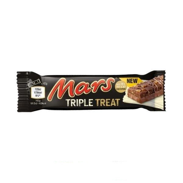 MARS Triple Treat - barretta di coccolato gusto mars con frutta e frutta secca 40 gr - Snackation