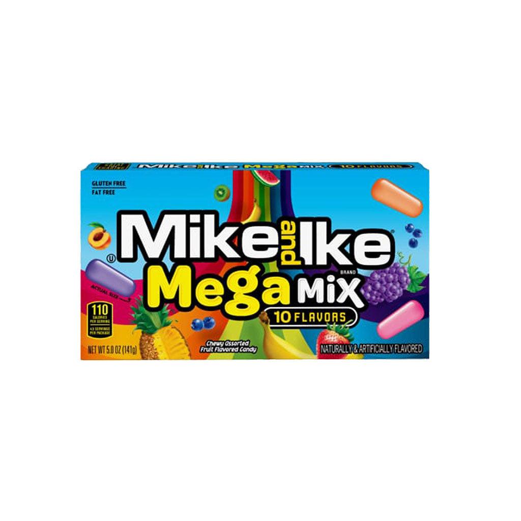 MIKE AND IKE Mega Mix - Caramelle a 10 gusti di frutta differenti 141 gr - Snackation