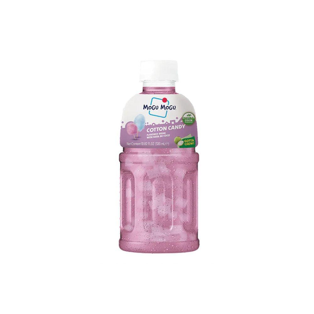 MOGU MOGU Cotton Candy - Bevanda al Gusto di Zucchero Filato con Nata de Coco 320 ml - Snackation