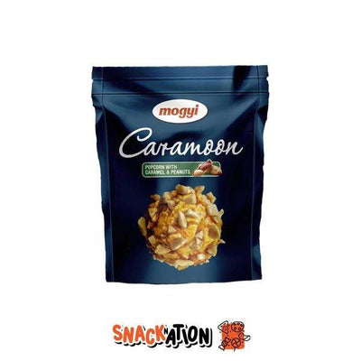 MOGYI Caramoon Popcorn Caramel & Peanut - Popcorn dolce al gusto caramello e arachidi 70 gr - Snackation