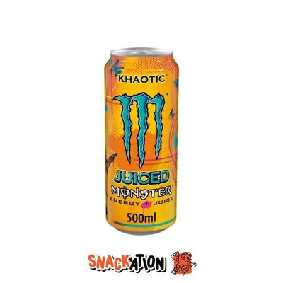 MONSTER ENERGY Khaotic - Bevanda Energetica al gusto di arancia 500 ml - Snackation