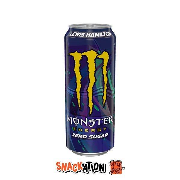 MONSTER ENERGY Lewis Hamilton Zero 2023 - Bevanda Energetica al gusto pesche nettarine 500 ml EDIZIONE LIMITATA - Snackation