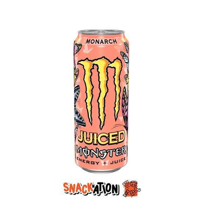 MONSTER ENERGY MONARCH - Bevanda Energetica alla pesca 500 ml - Snackation