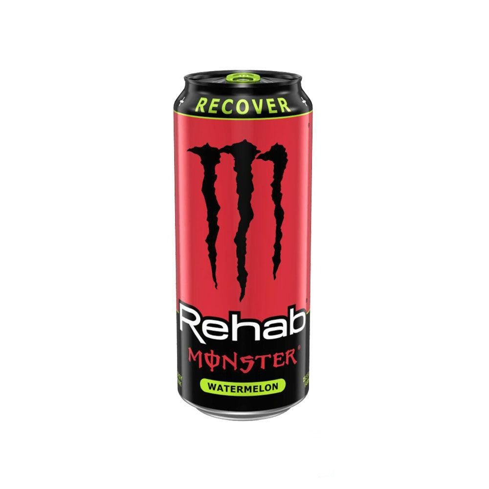 MONSTER ENERGY Rehab Recover Watermelon - Bevanda Energetica al gusto di anguria 458 ml - Snackation