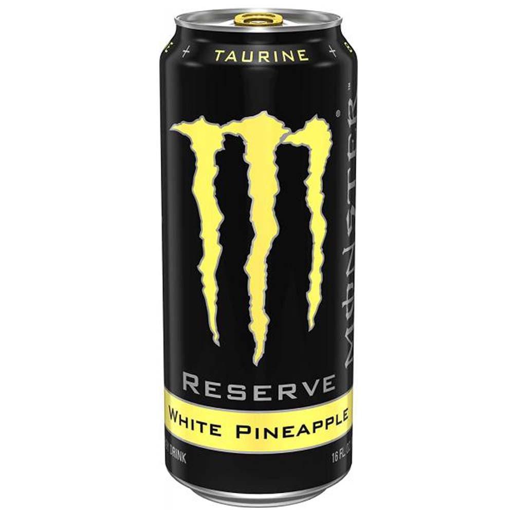 MONSTER ENERGY Reserve White Pineapple - Bevanda Energetica al gusto di ananas 500 ml - Snackation