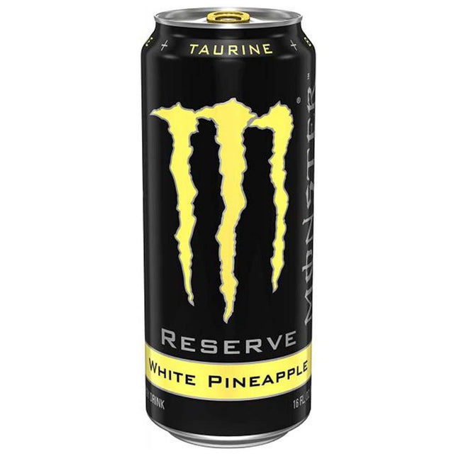 MONSTER ENERGY Reserve White Pineapple - Bevanda Energetica al gusto di ananas 500 ml - Snackation