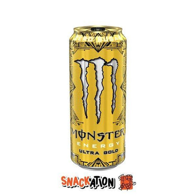 MONSTER ENERGY ULTRA GOLD - Bevanda Energetica all'ananas 500 ml - Snackation