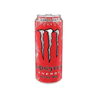 MONSTER ENERGY Ultra Red - Bevanda Energetica al gusto di frutti rossi 500 ml - Snackation