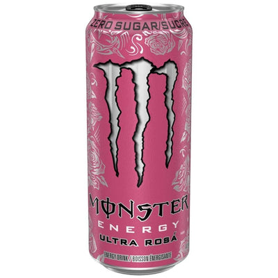 MONSTER ENERGY Ultra Rosa - Bevanda Energetica al gusto di Rosa Canina 500 ml - Snackation