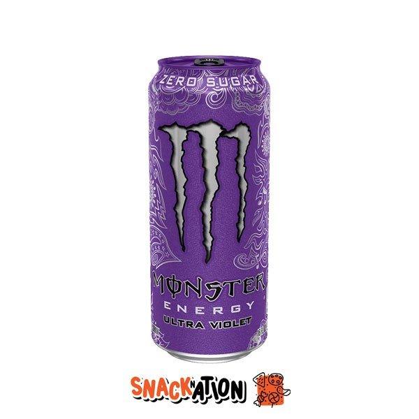 MONSTER ENERGY Ultra Violet - Bevanda Energetica all'uva 500 ml - Snackation