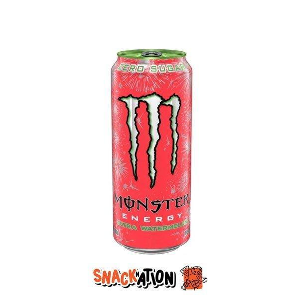 MONSTER ENERGY Ultra Watermelon - Bevanda Energetica al gusto di Anguria 500 ml - Snackation