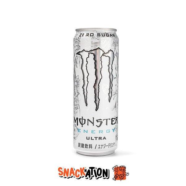 MONSTER ENERGY Ultra White Japan Import - Bevanda Energetica al gusto Agrumi 355 ml - Snackation