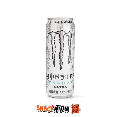MONSTER ENERGY Ultra White Japan Import - Bevanda Energetica al gusto Agrumi 355 ml - Snackation