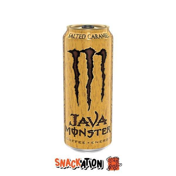 MONSTER ENERGY USA Java Salted Caramel Blend - Bevanda Energetica al gusto di caffè e caramello salato 473 ml - Snackation