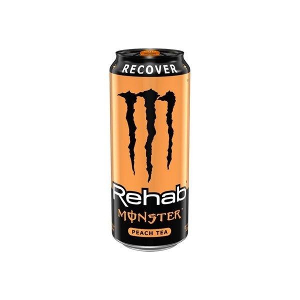 MONSTER ENERGY USA Recover Rehab Peach Tea - Bevanda Energetica al gusto di tè alla pesca 458 ml - Snackation