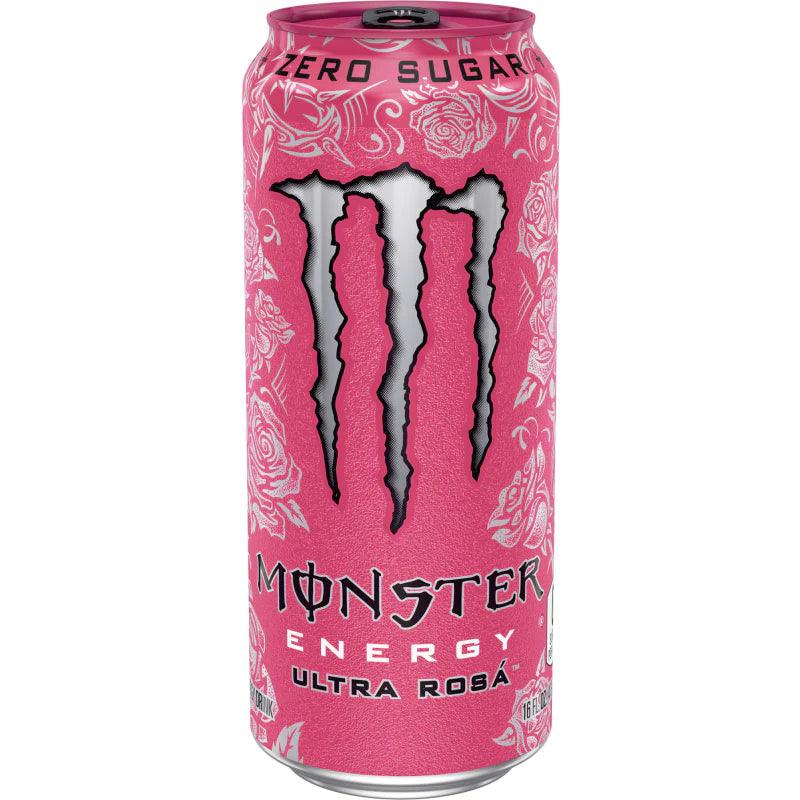 MONSTER ENERGY USA Ultra Rosa - Bevanda Energetica al gusto di Rosa Canina 473ml - Snackation