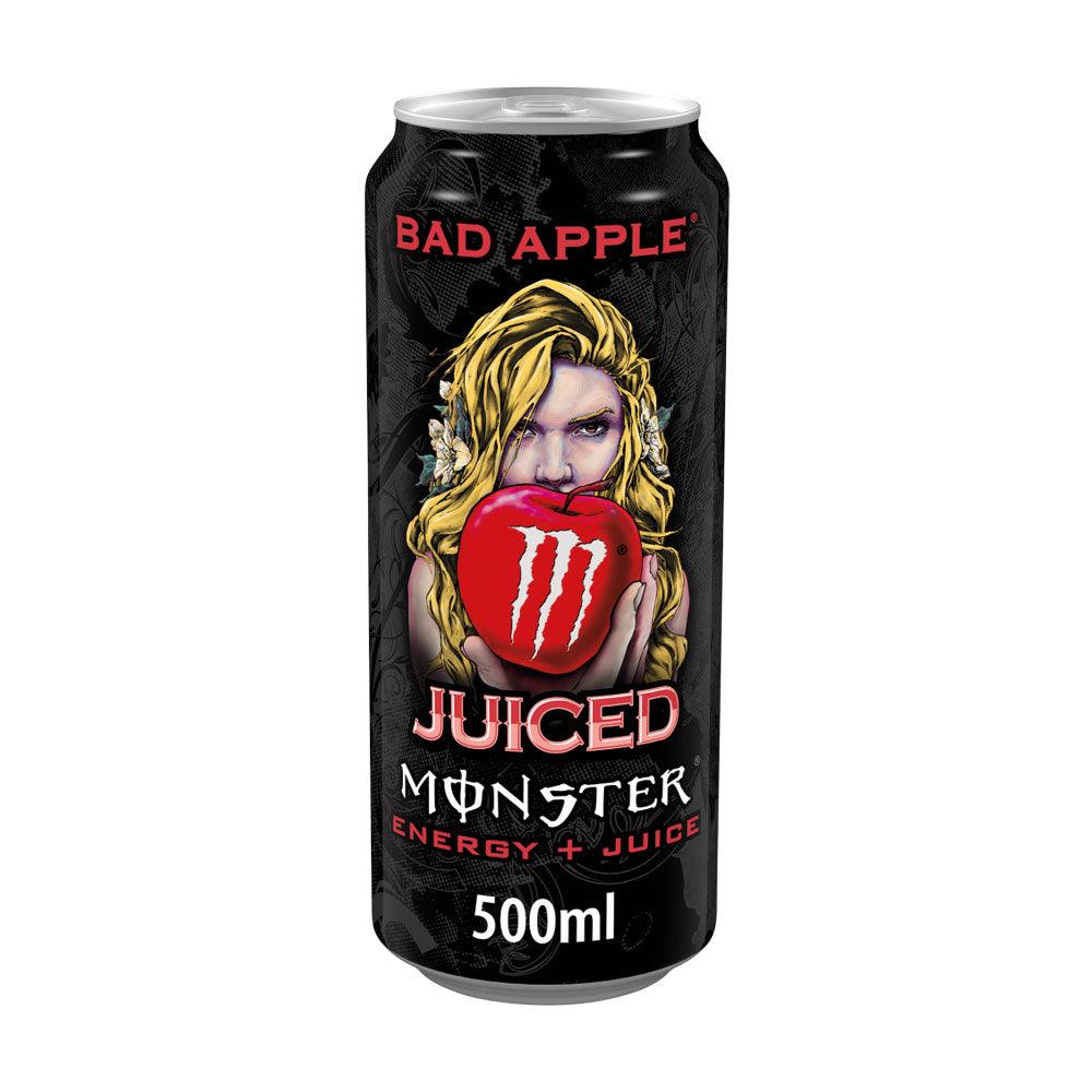 MONSTER ENERGYJuiced Bad Apple UK - Bevanda Energetica al gusto di succo di mela 500 ml - Snackation