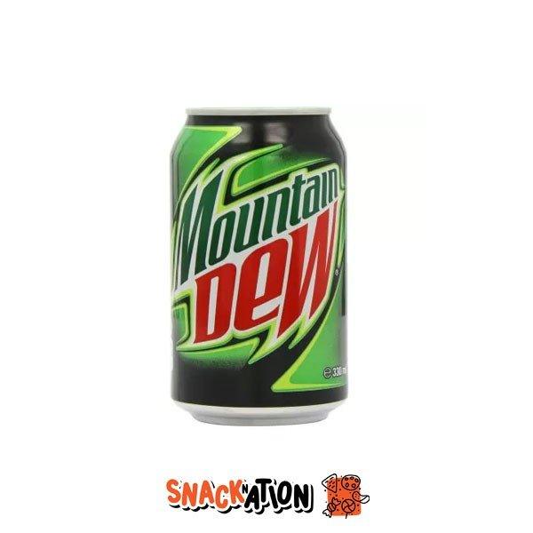 MOUNTAIN DEW - Bevanda gassata al gusto di limone 330 ml - Snackation