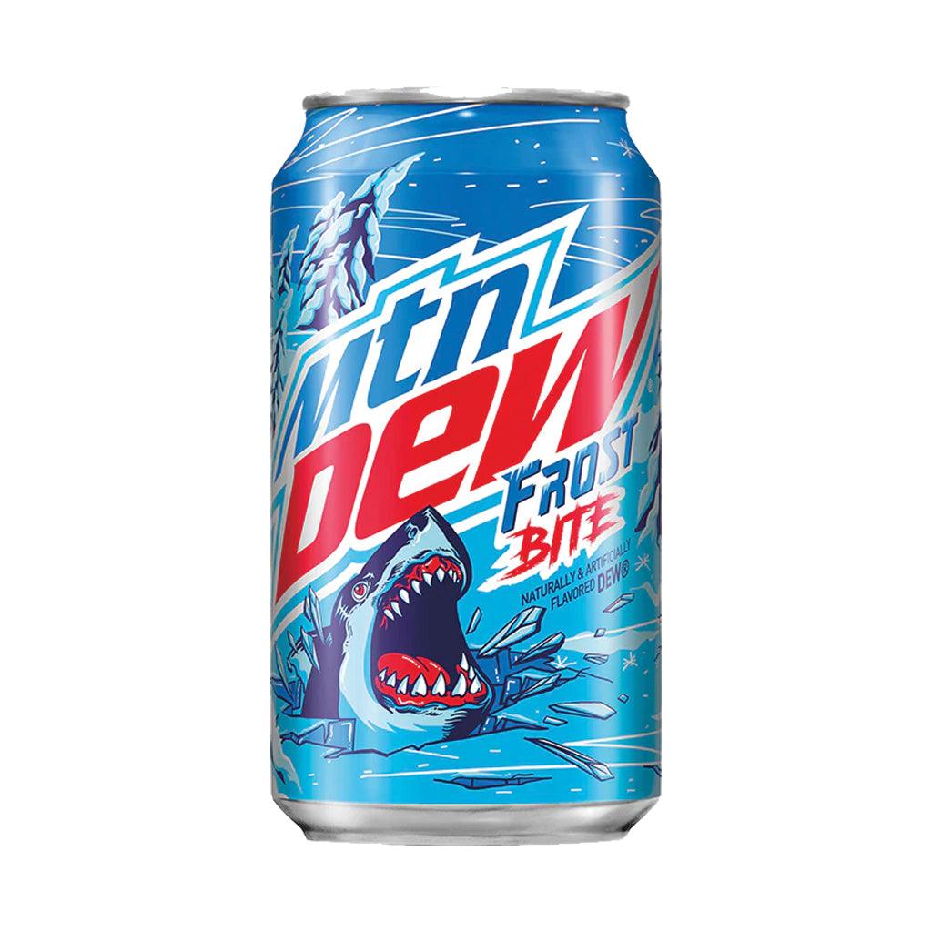 MOUNTAIN DEW Usa Frost Bite - Bevanda gassata al gusto di mirtilli 355 ml - Snackation
