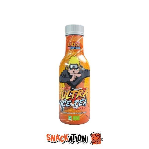 NARUTO ULTRA ICE TEA Naruto Organic Iced Tea with Melon Flavor - Tè al melone 500 ml - Snackation