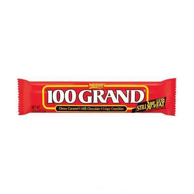 NESTLE' 100 Grand - Barretta di cioccolato, caramello e riso soffiato 42,5 gr - Snackation