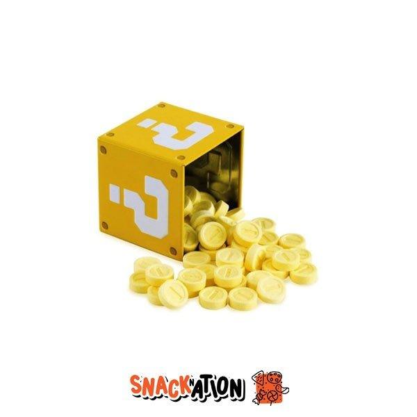 NINTENDO SUPER MARIO Question Mark Box Coin - Caramelle della famosa scatola 34 gr - Snackation