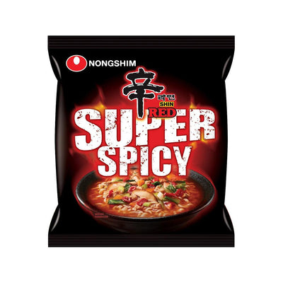 NONGSHIM Shin Red Super Spicy – Noodles/ramen super piccanti 120g - Snackation