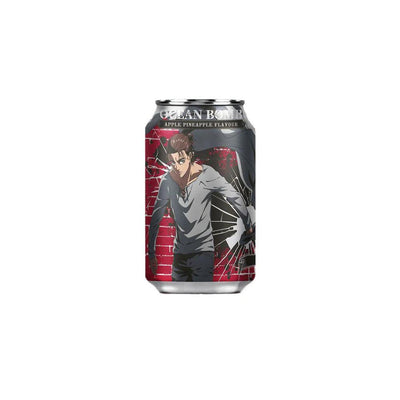 OCEAN BOMB Attack on Titan Eren - Bevanda Gassata al Gusto di Miele 330 ml - Snackation