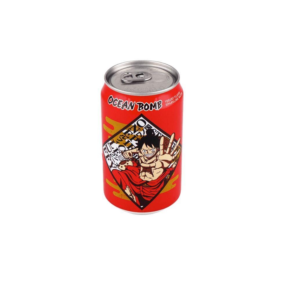 OCEAN BOMB Luffy Limited Edition - Bevanda Gassata al Gusto Yogurt 330 ml - Snackation